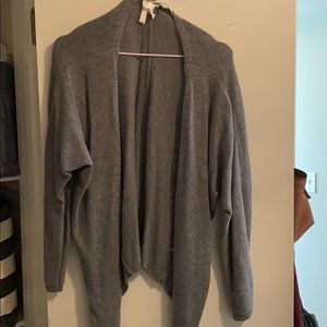 Brandy Melville gray knit cardigan one size